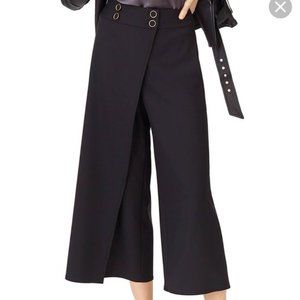Club Monaco Black Yolande Asymmetric Wool Pants (size 2)
